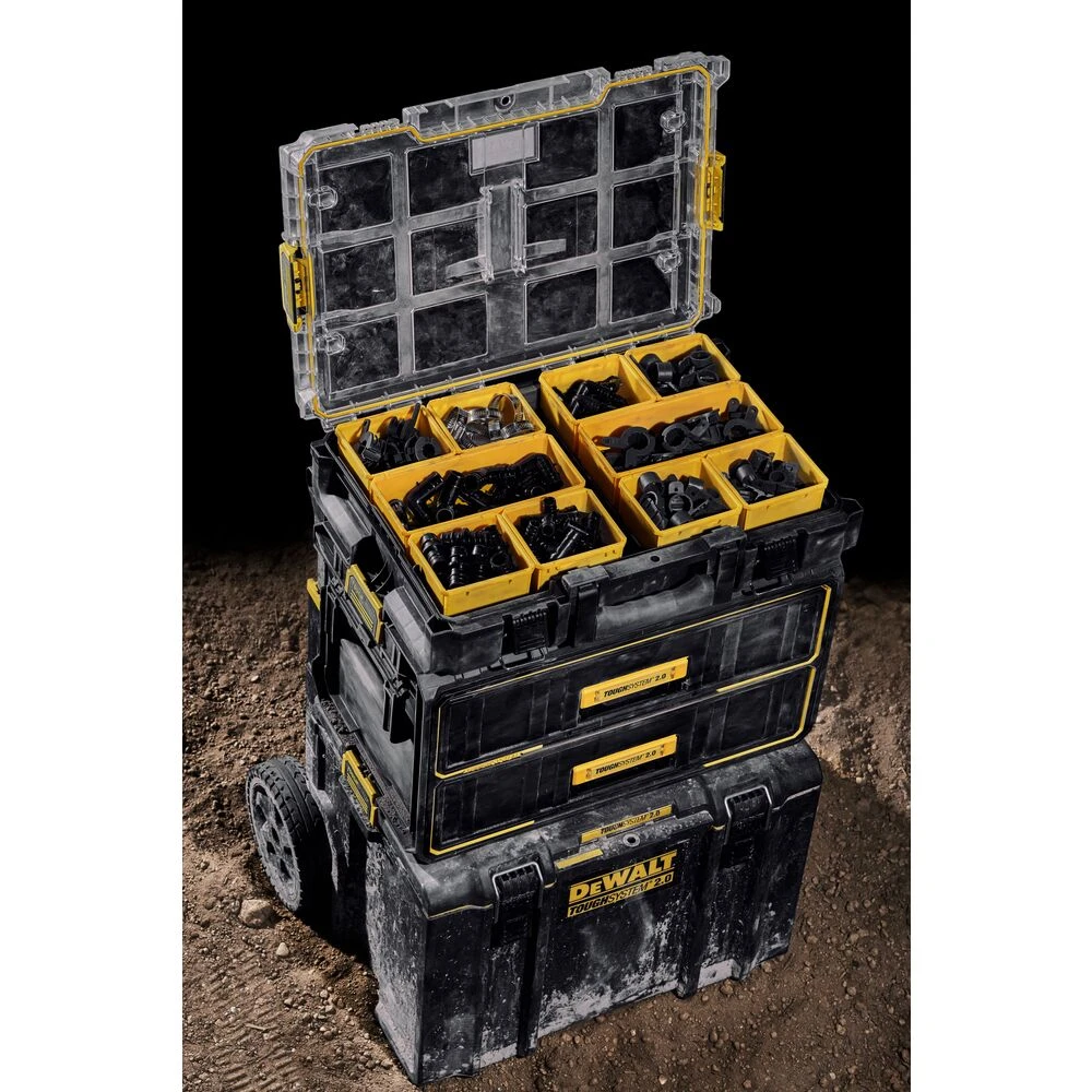 DeWALT DWST60436-KIT2 TOUGHSYSTEM 2.0 Rolling Tower W/ Full-Size Organizer 6 DeWALT DWST60436-KIT2 TOUGHSYSTEM 2.0 Rolling Tower W/ Full-Size Organizer – Image 6
