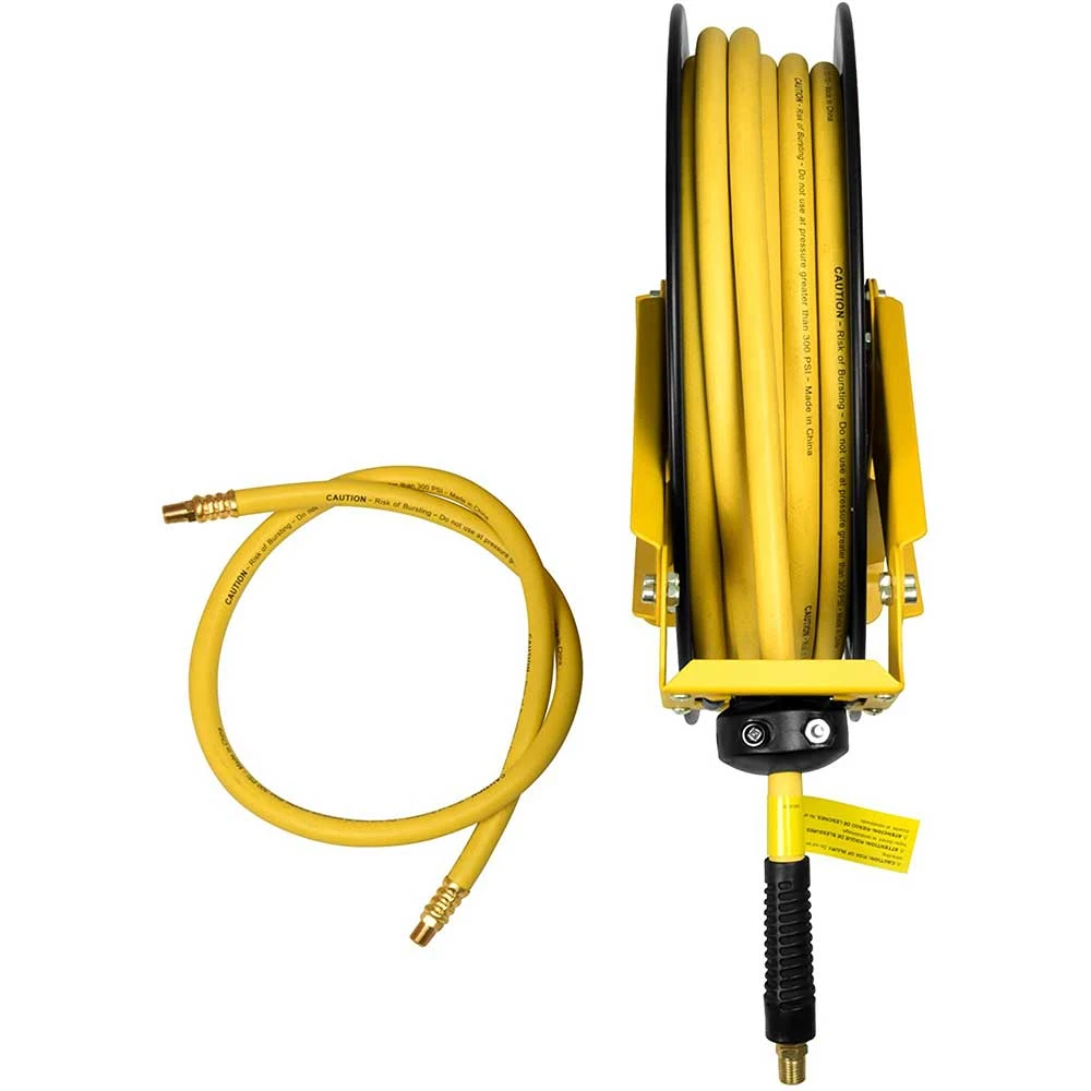 DeWALT DXCM024-0343 3/8" X 50' Double Arm Auto Retracting Air Hose Reel 2 DeWALT DXCM024-0343 3/8" X 50' Double Arm Auto Retracting Air Hose Reel – Image 2
