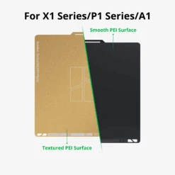 Bambu Lab - Série X1/P1/A1 - Plateau Lisse Et Texturé PEI (Smooth And Textured PEI Plate)