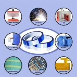 MissKraft - Scotch Adhésif Résistant à La Chaleur - 1 Cm X 33 M -3D Prima Boutique FicheProduit 5 1fb0c180 4591 4415 ae3b 632140919781