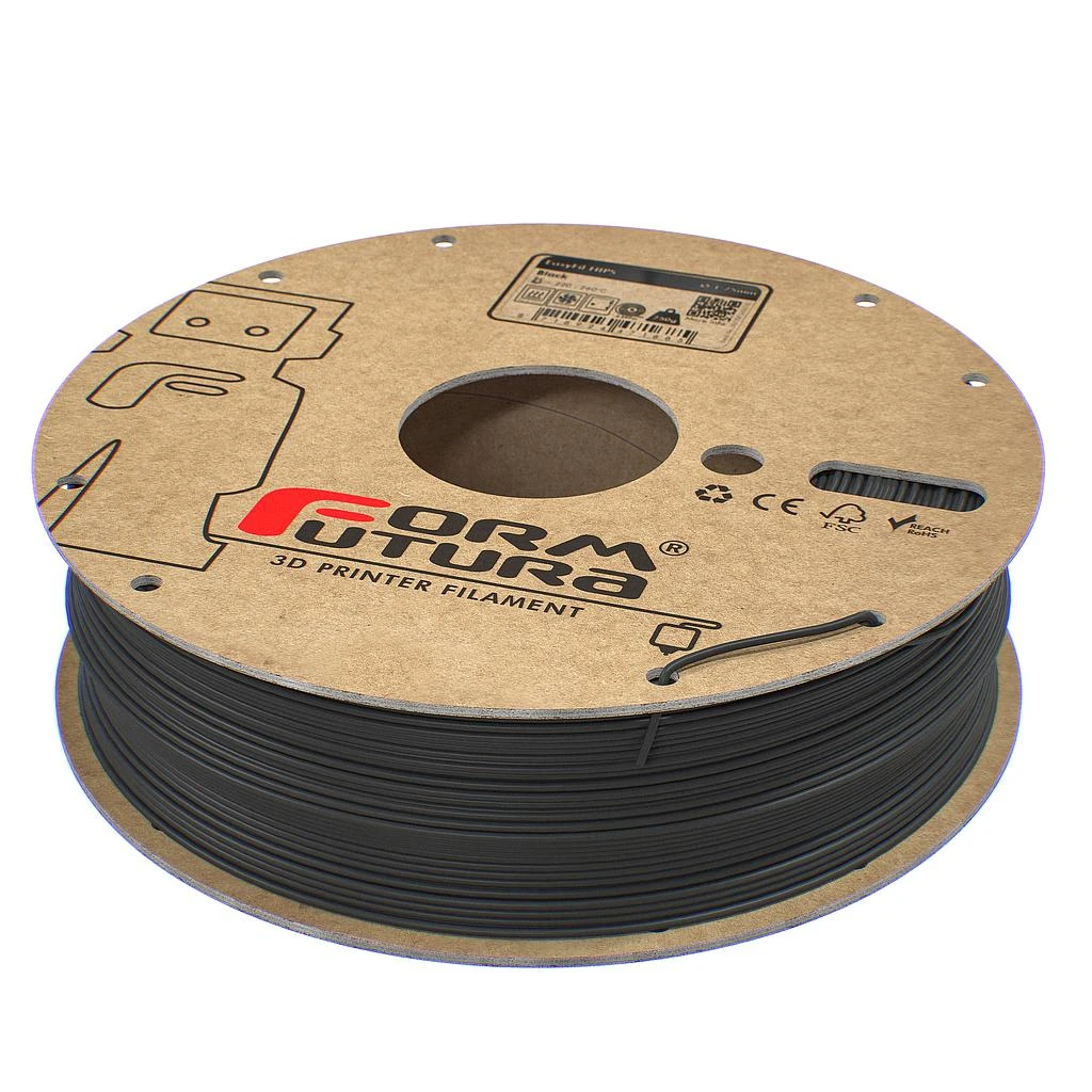 FormFutura - EasyFil HIPS - Noir (Black) - 1.75 Mm - 750 G 1 FormFutura - EasyFil HIPS - Noir (Black) - 1.75 Mm - 750 G