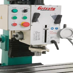 Grizzly G0755 220V 10 Inch X 32 Inch Heavy-Duty Mill/Drill Stand And Power Feed -3D Prima Boutique G0755 5