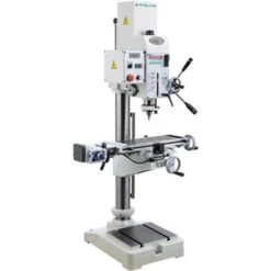 Grizzly G0808 220V Variable-Speed Gearhead Drill Press With Cross-Slide Table