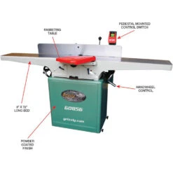 Grizzly G0856 230V 8 Inch X 72 Inch Jointer With Spiral Cutterhead & Mobile Base -3D Prima Boutique G0856 3 55e36a8c 9430 4aac acb4 06172cb6319c