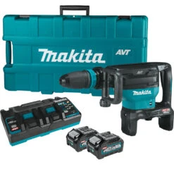 Makita GMH02PM 40V X2 80V Max XGT Brushless 28 Lb. AVT Demolition Hammer Kit