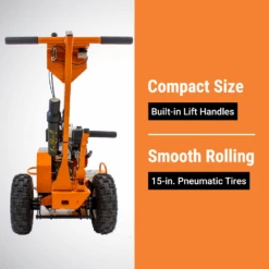 Brave BRPT18 18" Trencher Shark Chain W/ Honda GX200 Engine -3D Prima Boutique GNE BRPT18 hash escaped 3