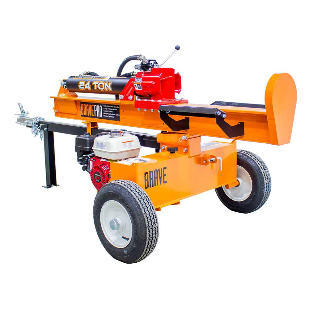 Brave VH1724GX 24-Ton Log Splitter W/ Honda GX160 Engine 3 Brave VH1724GX 24-Ton Log Splitter W/ Honda GX160 Engine – Image 3