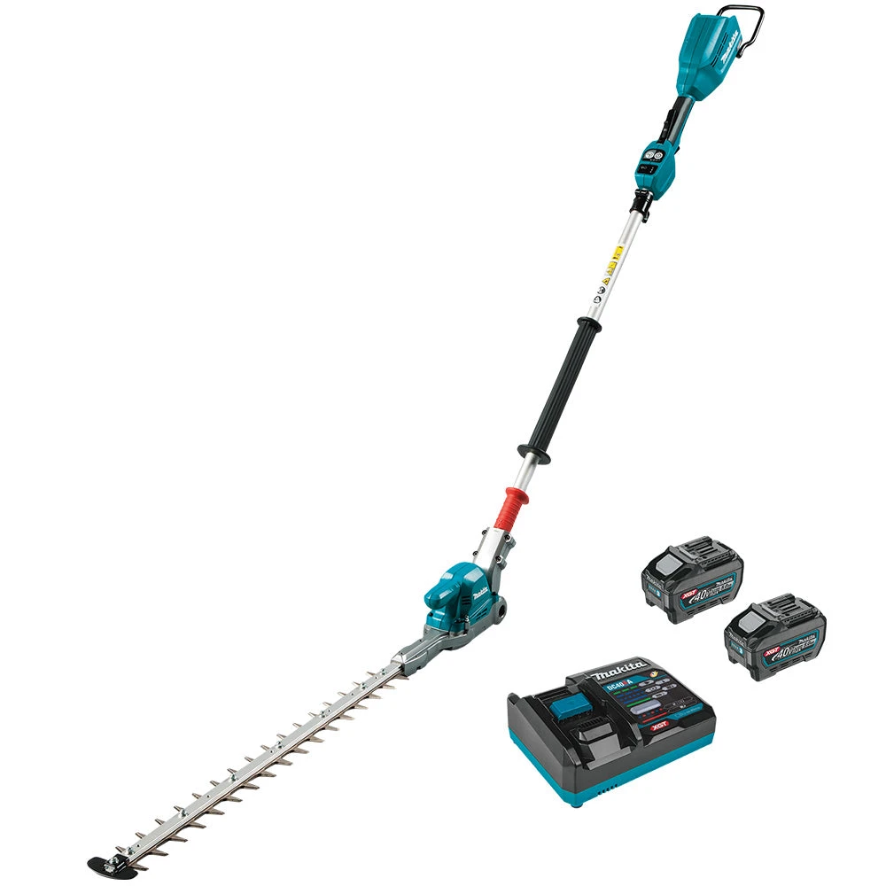 Makita GNU01T 40V Max XGT Brushless 24" Articulating Pole Hedge Trimmer Kit 5AH 1 Makita GNU01T 40V Max XGT Brushless 24" Articulating Pole Hedge Trimmer Kit 5AH
