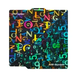 Ziflex - Plateau D'Impression Pour Bambu Lab - H7H Letter & H7H Number - 257 X 257 Mm