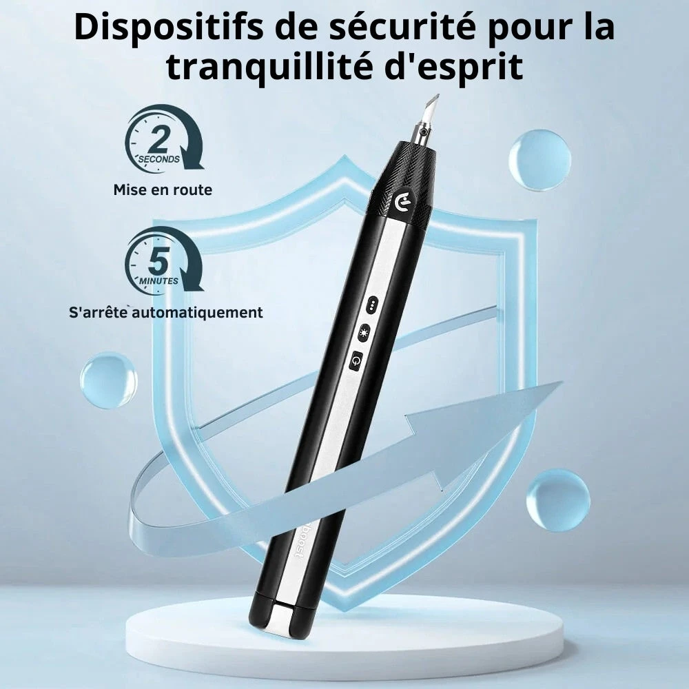 Hanboost - Cutter Ultrasons Sans Fil C1 (Wireless Ultrasonic Cutter C1) – Image 2