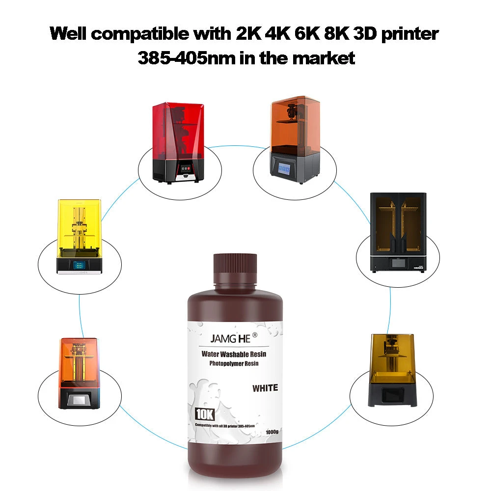 Jamg He - Résine UV Standard Plus 10k - Blanc (White) - 1 Kg 3 Jamg He - Résine UV Standard Plus 10k - Blanc (White) - 1 Kg – Image 3