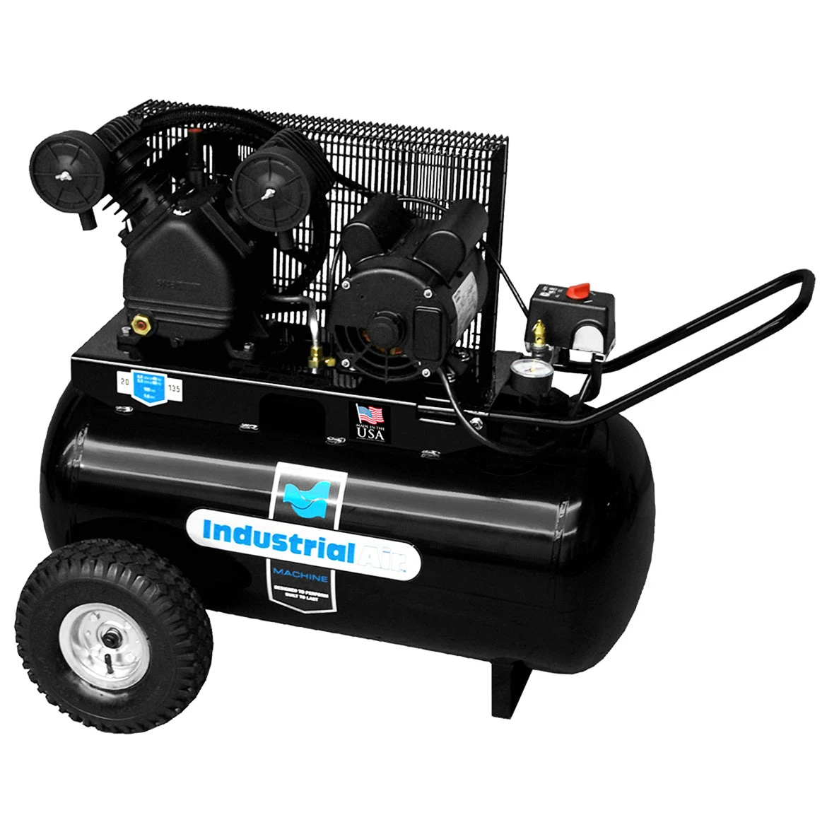 Industrial Air IP1682066.MN 120-Volt 20 Gallon 1.6 HP Horizontal Air Compressor 1 Industrial Air IP1682066.MN 120-Volt 20 Gallon 1.6 HP Horizontal Air Compressor