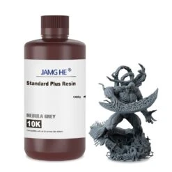 Jamg He - Résine UV Standard Plus 10k - Gris Nébuleux (Nebula Grey) - 1 Kg -3D Prima Boutique JAMGHE StandardResinPlus10k NebulaGrey 1kg 1