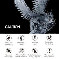 Jamg He - Résine UV Water Washable 10k - Gris Nébuleux (Nebula Grey) - 1 Kg -3D Prima Boutique JAMGHE Waterwashable10k grey 1