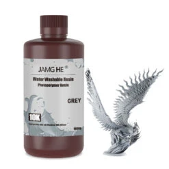 Jamg He - Résine UV Water Washable 10k - Gris (Grey) - 1 Kg