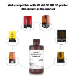 Jamg He - Résine UV Water Washable 10k - Blanc (White) - 1 Kg -3D Prima Boutique JAMGHE Waterwashable10k white 1 df2f57d0 87d1 4a45 9de3 73efa9040bdc