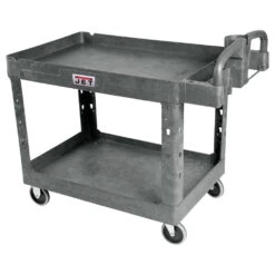 Jet 141016 Heavy Duty Durable Resin Utility Cart W/ 43" X 25" Shelf Size