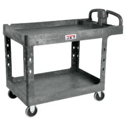 Jet 141016 Heavy Duty Durable Resin Utility Cart W/ 43" X 25" Shelf Size -3D Prima Boutique JET 141016 6