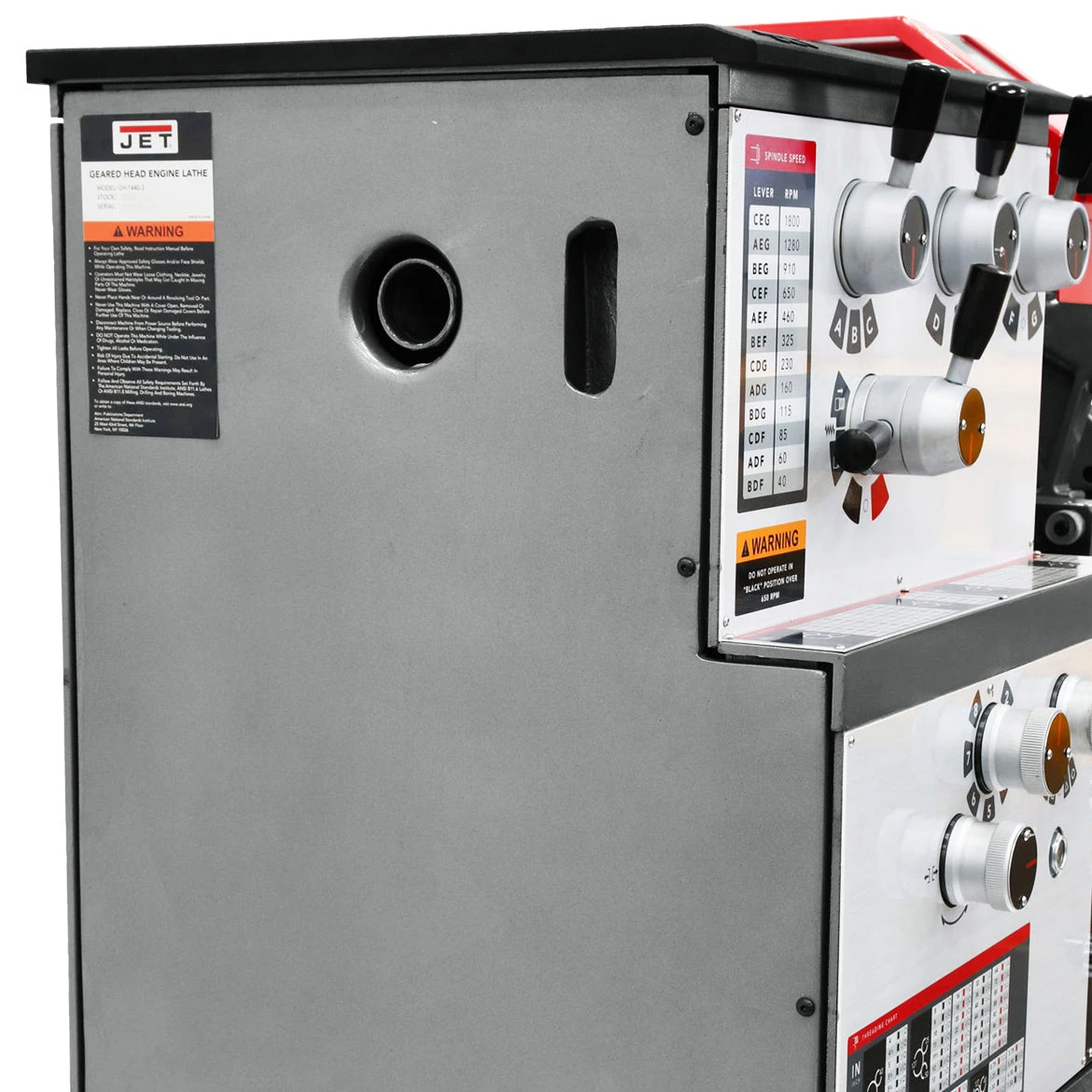 Jet 322830 230-Volt 3-Hp 1-Phase Geared Head Bench Lathe 5 Jet 322830 230-Volt 3-Hp 1-Phase Geared Head Bench Lathe – Image 5