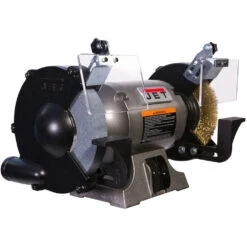 JET 577128 JBG-8W 115V 1 HP 8" Bench Grinder W/ Wire Wheel -3D Prima Boutique JET 577128 3