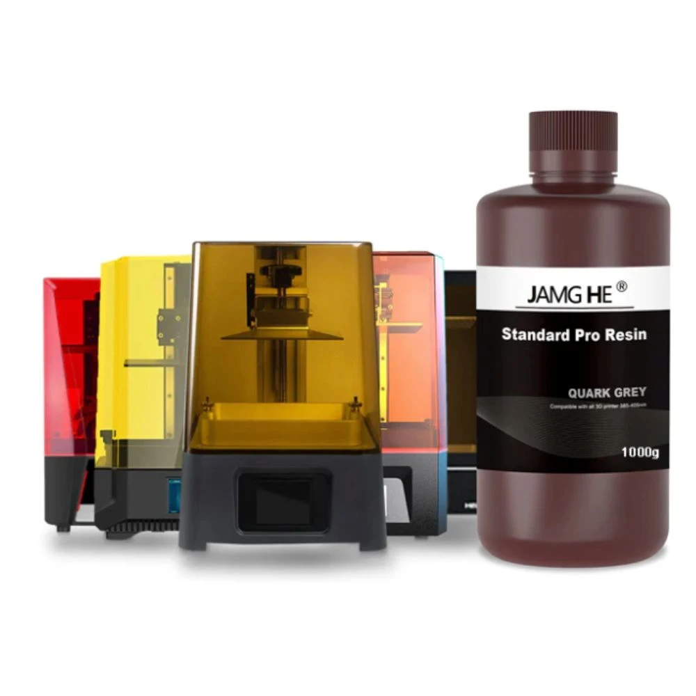 Jamg He - Résine UV Standard Pro 12K - Gris (Quark Grey) - 1 Kg 2 Jamg He - Résine UV Standard Pro 12K - Gris (Quark Grey) - 1 Kg – Image 2