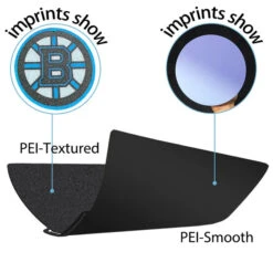 Ziflex - Plateau D'Impression Pour Bambu Lab - PEI Smooth & PEI Textured - Noir - 257 X 257 Mm -3D Prima Boutique Juupine Plaque de construction textur e Bambu Lab P1s assiette bambulab x1c feuille Pei Pey Peo.jpg 640x640.jpg 2 7c7b92fb 9c63 484a 90b4 05ed661063dc