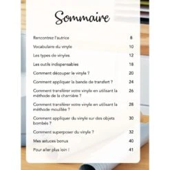 Cricut - Livre - Mes Matériaux Cricut 100 % Vinyle -3D Prima Boutique LIVRECRICUT100 VINYLE 5