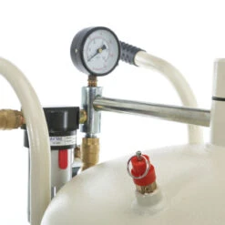 Shop Fox M1115 20 Gallon 65-125 Psi Heavy Duty Portable Rolling Sandblaster -3D Prima Boutique M1115 3