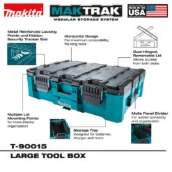 Makita MakTrak Rolling Tool Chest W/ Large Durable Tool Box -3D Prima Boutique MAKTRAK KIT1 hash escaped 3