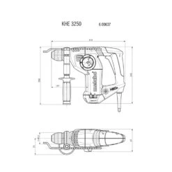 Metabo 600637420 7.2 Amp 1-1/8" SDS-Plus Corded Combination Hammer -3D Prima Boutique MTB 600637420 3