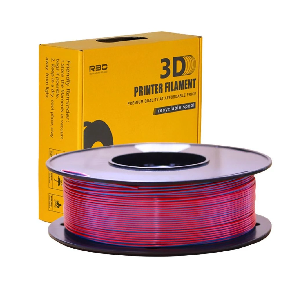 R3D - PLA Magic Silk - Bleu & Rouge (Blue-Red) - 1,75 Mm - 1 Kg 4 R3D - PLA Magic Silk - Bleu & Rouge (Blue-Red) - 1,75 Mm - 1 Kg – Image 4