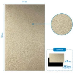 Mingda - MD-1000 - Plateau PEI Et Base Magnétique - 101 X 51 Cm