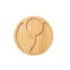MissKraft - Assiette à Graver - Bambou - Ronde