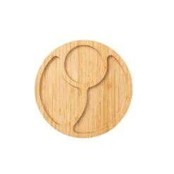 MissKraft - Assiette à Graver - Bambou - Ronde