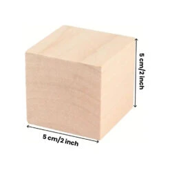 MissKraft - 3 Blocs De Bois - 5 X 5 Cm -3D Prima Boutique MissKraft Sublimation BlocsdeBois 3pieces 4