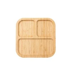 MissKraft - Assiette à Graver - Bambou - Carrée