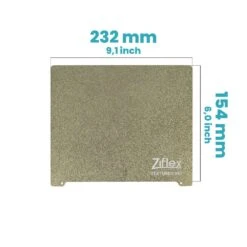 Ziflex - Plateau Flexible PEI232 X 154 Mm Textured - Flashforge Creator Pro