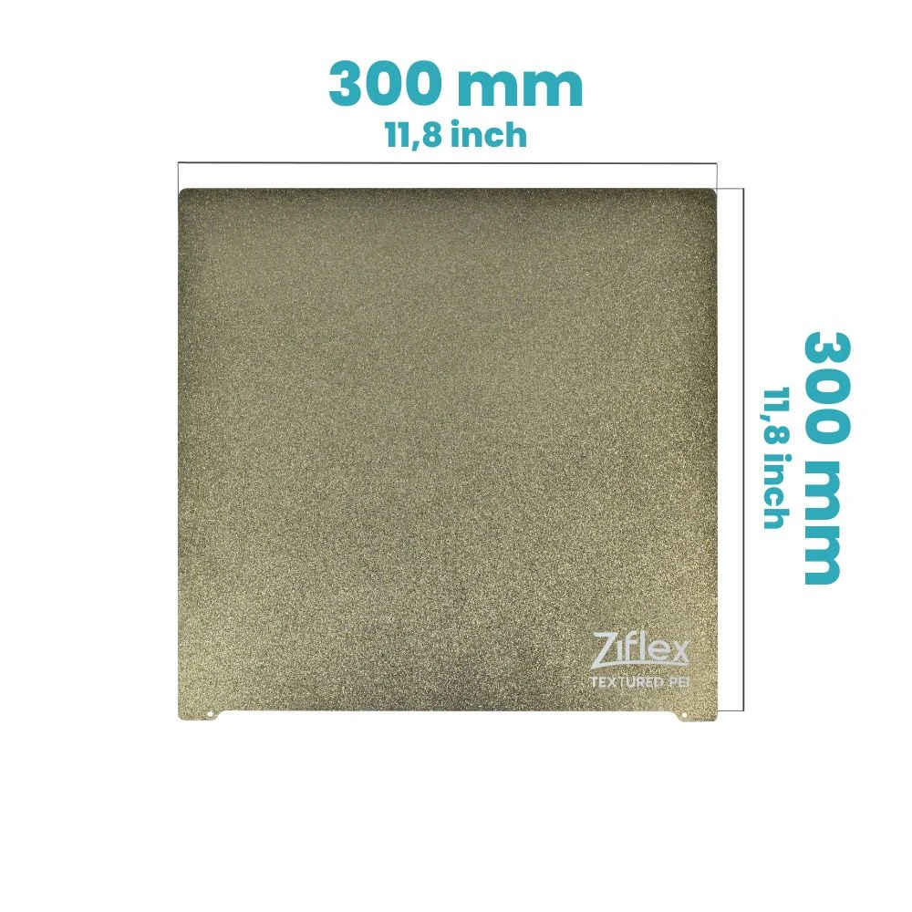 Ziflex - Plateau Flexible PEI 300 X 300 Mm Textured - Voron 300 1 Ziflex - Plateau Flexible PEI 300 X 300 Mm Textured - Voron 300