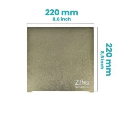 Ziflex - Plateau Flexible PEI 220 X 220 Mm Textured