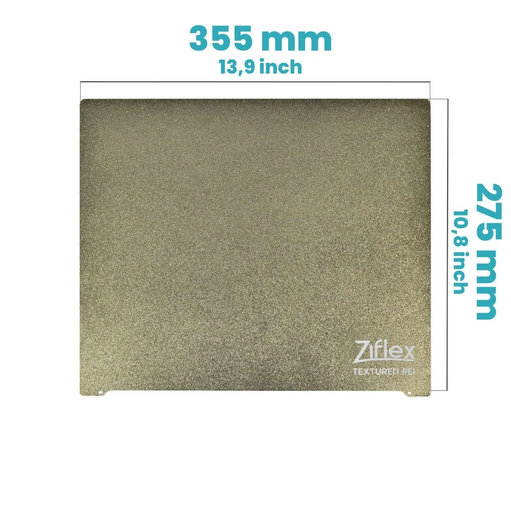 Ziflex - Plateau Flexible PEI 355 X 275 Mm Textured - Ultimaker S5 1 Ziflex - Plateau Flexible PEI 355 X 275 Mm Textured - Ultimaker S5