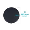 Ziflex - Upper Surface Ultimate High Temp Round 220 Mm