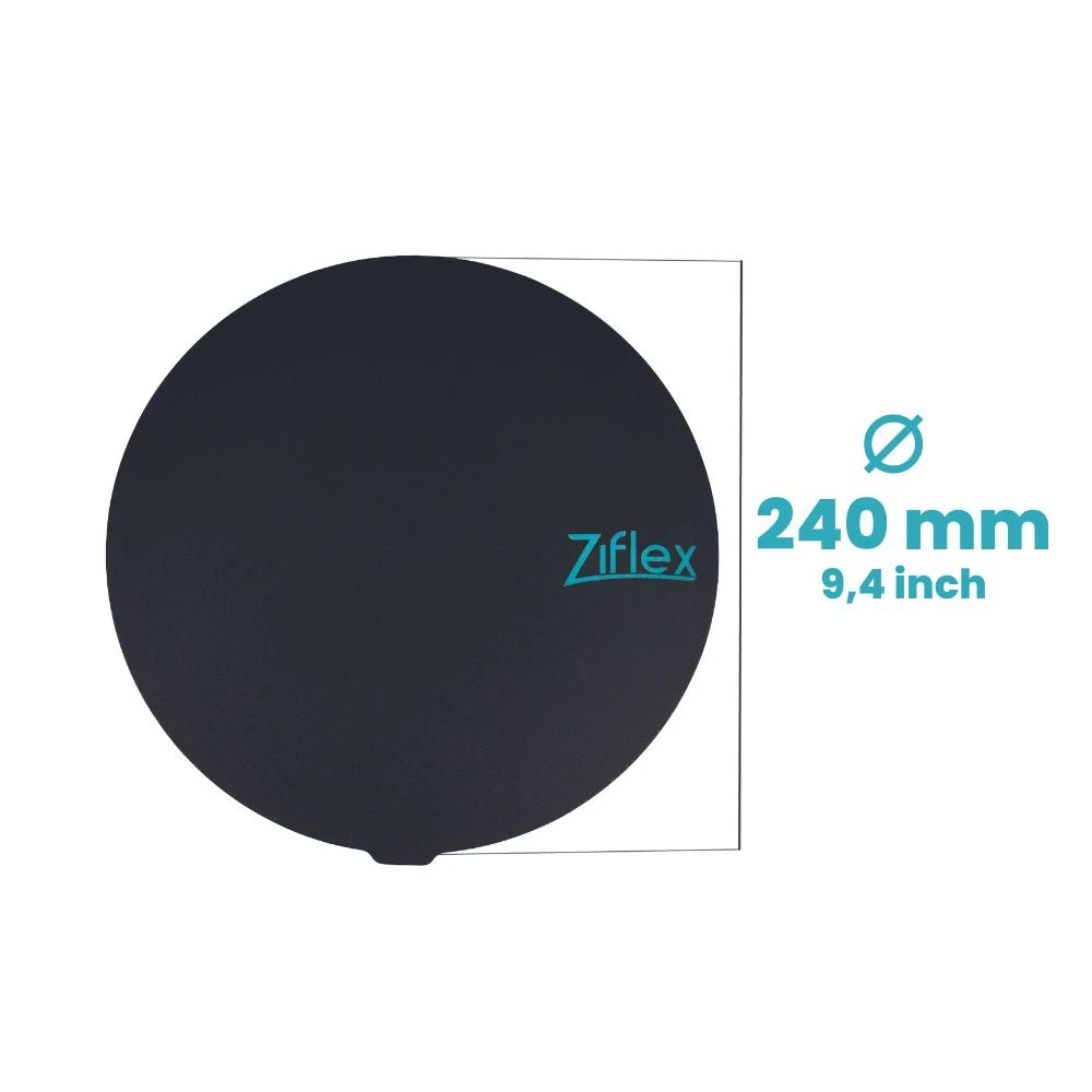 Ziflex - Upper Surface Ultimate High Temp Round 240 Mm - Anycubic Kossel 1 Ziflex - Upper Surface Ultimate High Temp Round 240 Mm - Anycubic Kossel