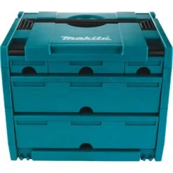 Makita P-84349 MAKPAC 5 Drawer Interlocking Case W/ Pressure Locking Mechanism -3D Prima Boutique P 84349 3