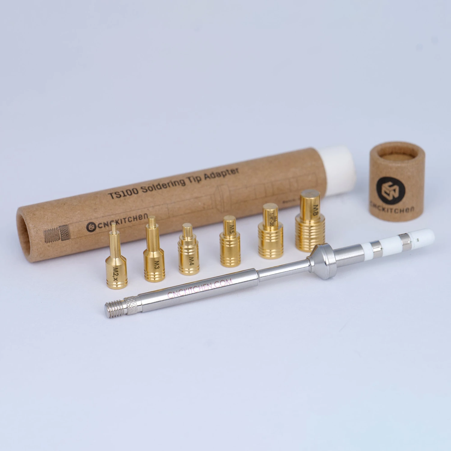 CNC Kitchen - Pannes à Souder + Adaptateur Pour TS100 Et TS101 - 7 Pièces 2 CNC Kitchen - Pannes à Souder + Adaptateur Pour TS100 Et TS101 - 7 Pièces – Image 2