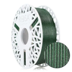 Rosa3D - PETG Galaxy HS - Vert (Green) - 1,75 Mm - 1 Kg -3D Prima Boutique PET G Galaxy Green WM 1kg ROSA3D