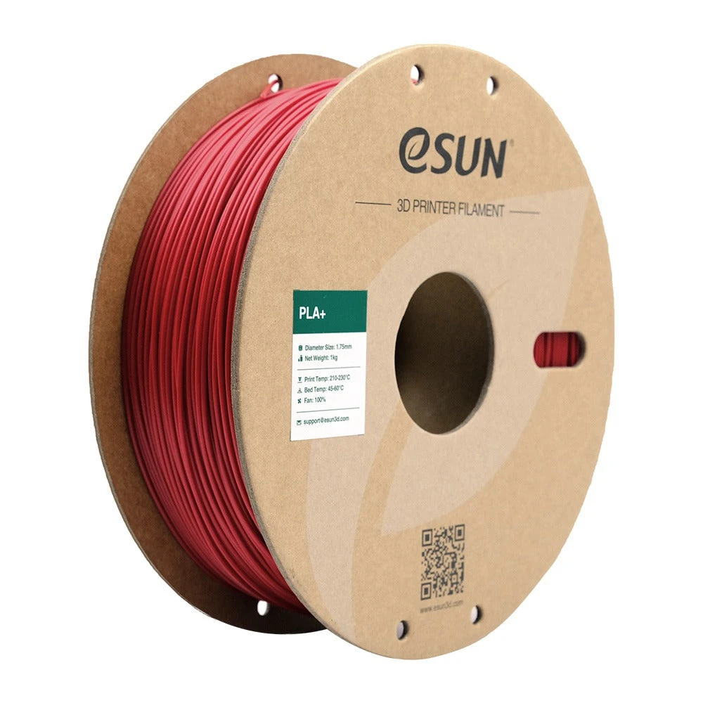 ESun - PLA+ - Rouge Pompier (Fire Engine Red) - 1,75 Mm - 1 Kg 3 ESun - PLA+ - Rouge Pompier (Fire Engine Red) - 1,75 Mm - 1 Kg – Image 3