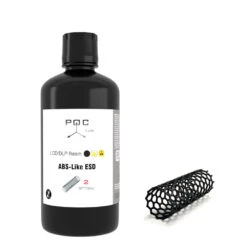 Poc Lab - Résine UV ABS-Like ESD - Noir - 0,5 Kg