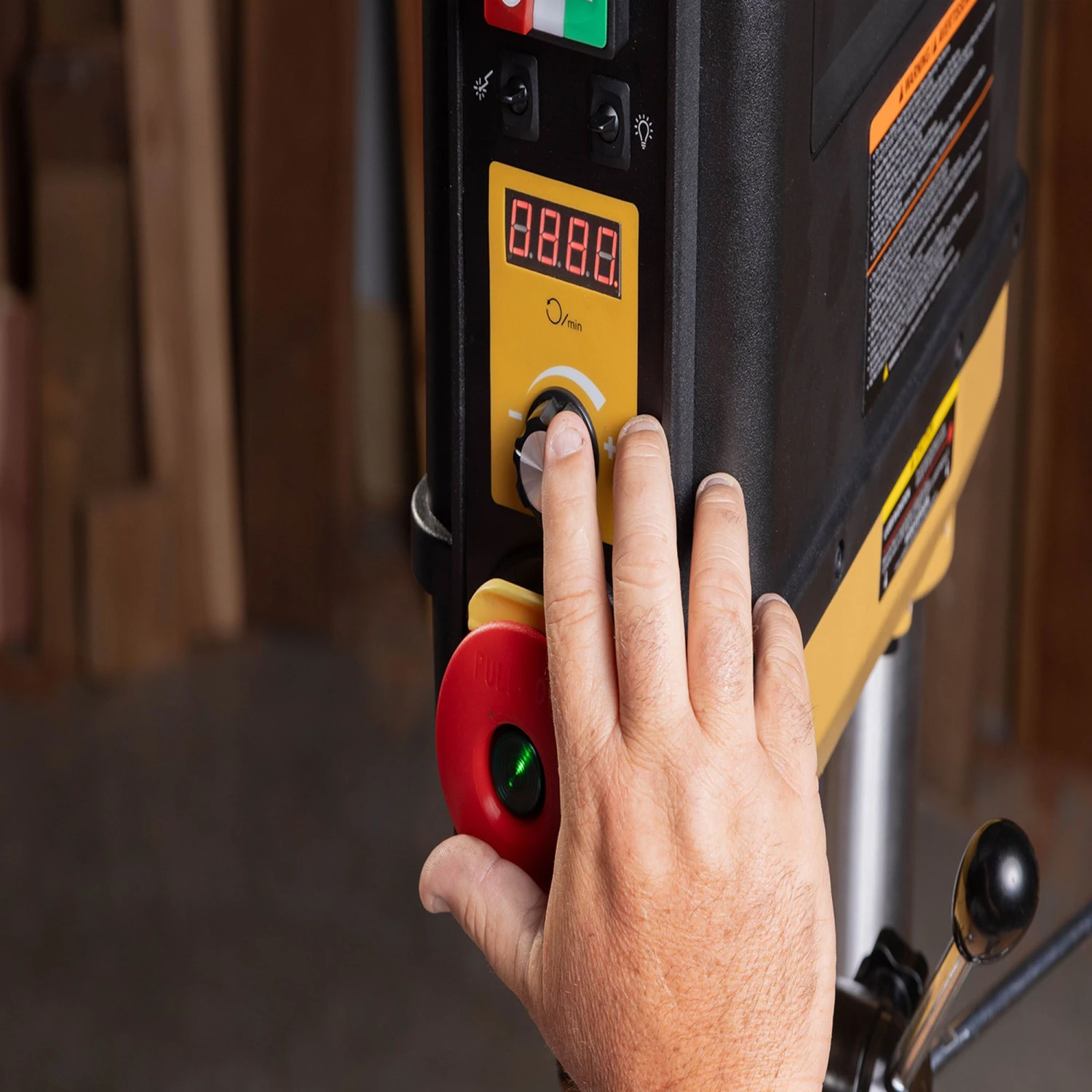 Powermatic PM1-33 PM2815 3/4HP 1PH 15" Variable Speed Floor Standing Drill Press 8 Powermatic PM1-33 PM2815 3/4HP 1PH 15" Variable Speed Floor Standing Drill Press – Image 8