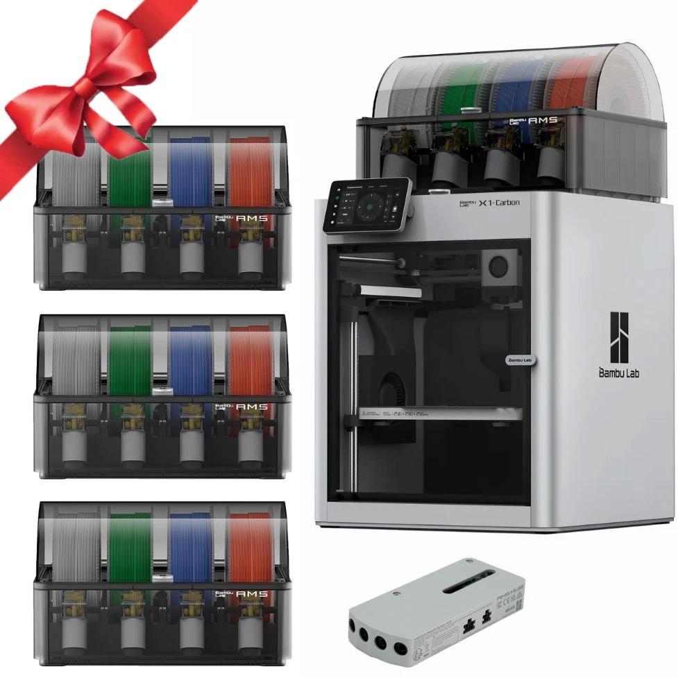 Pack 16 Couleurs Bambu Lab X1 Carbon Combo - 4 AMS 1 Pack 16 Couleurs Bambu Lab X1 Carbon Combo - 4 AMS