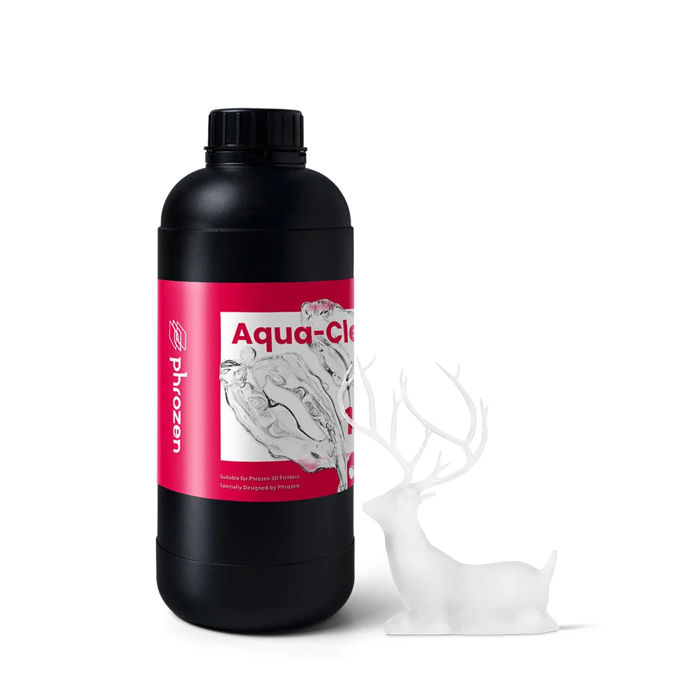 Phrozen - Résine Aqua - Clear (Transparent) - 1 Kg 1 Phrozen - Résine Aqua - Clear (Transparent) - 1 Kg